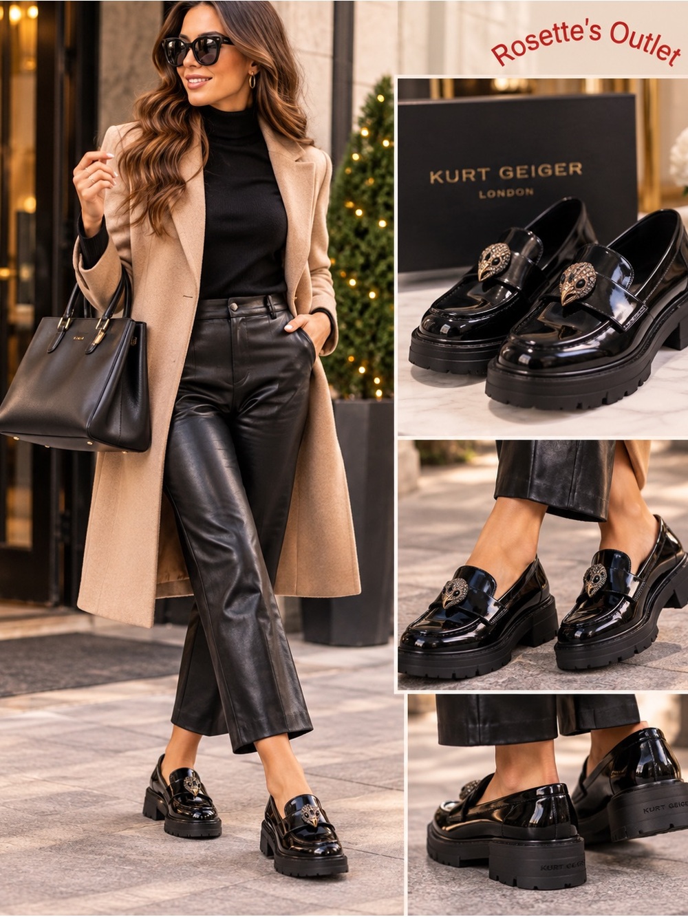 KURT GEIGER LONDON Bird Eagle Loafer NEW IN Film
